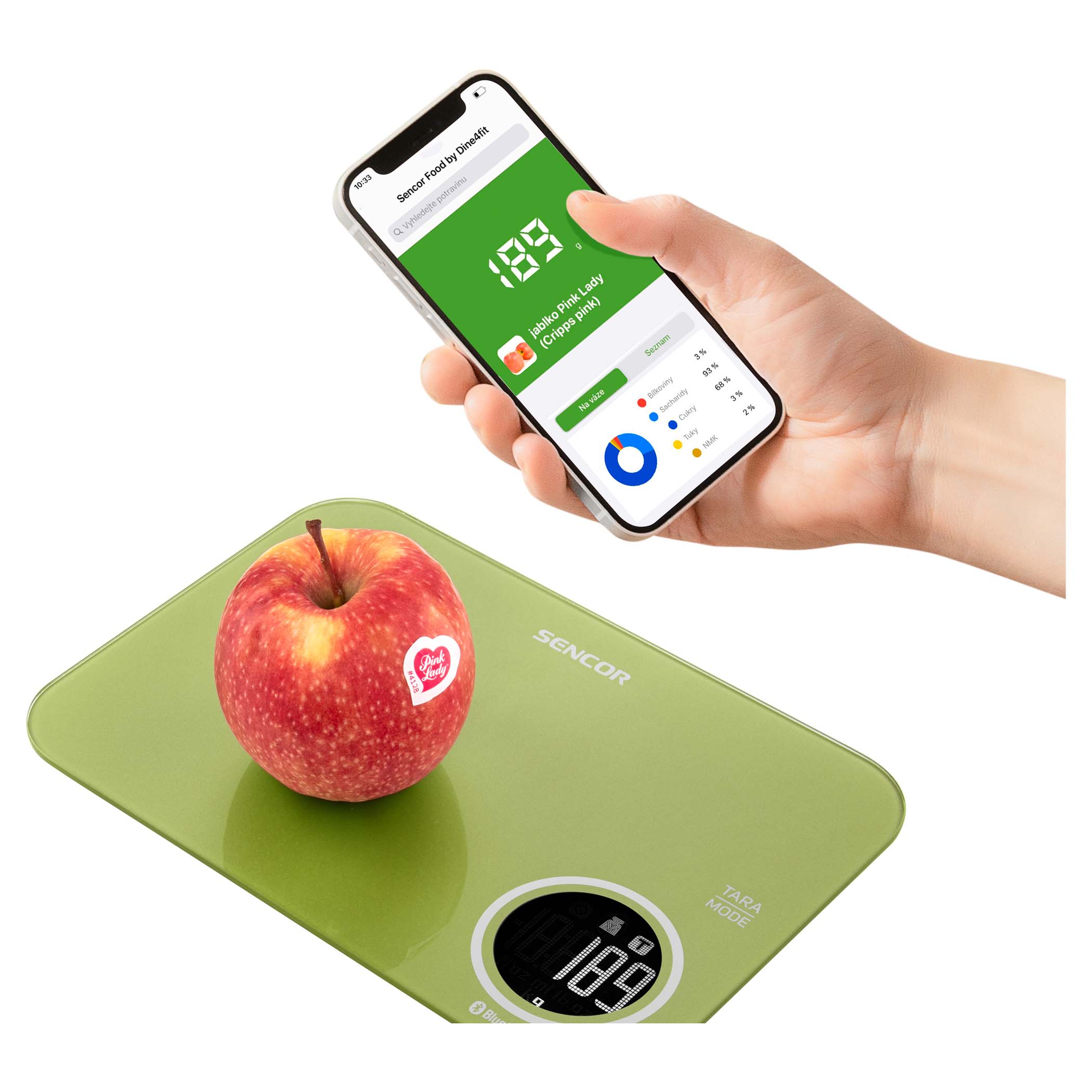  Smart Food Scale for Calorie Counting, Digital Kitchen