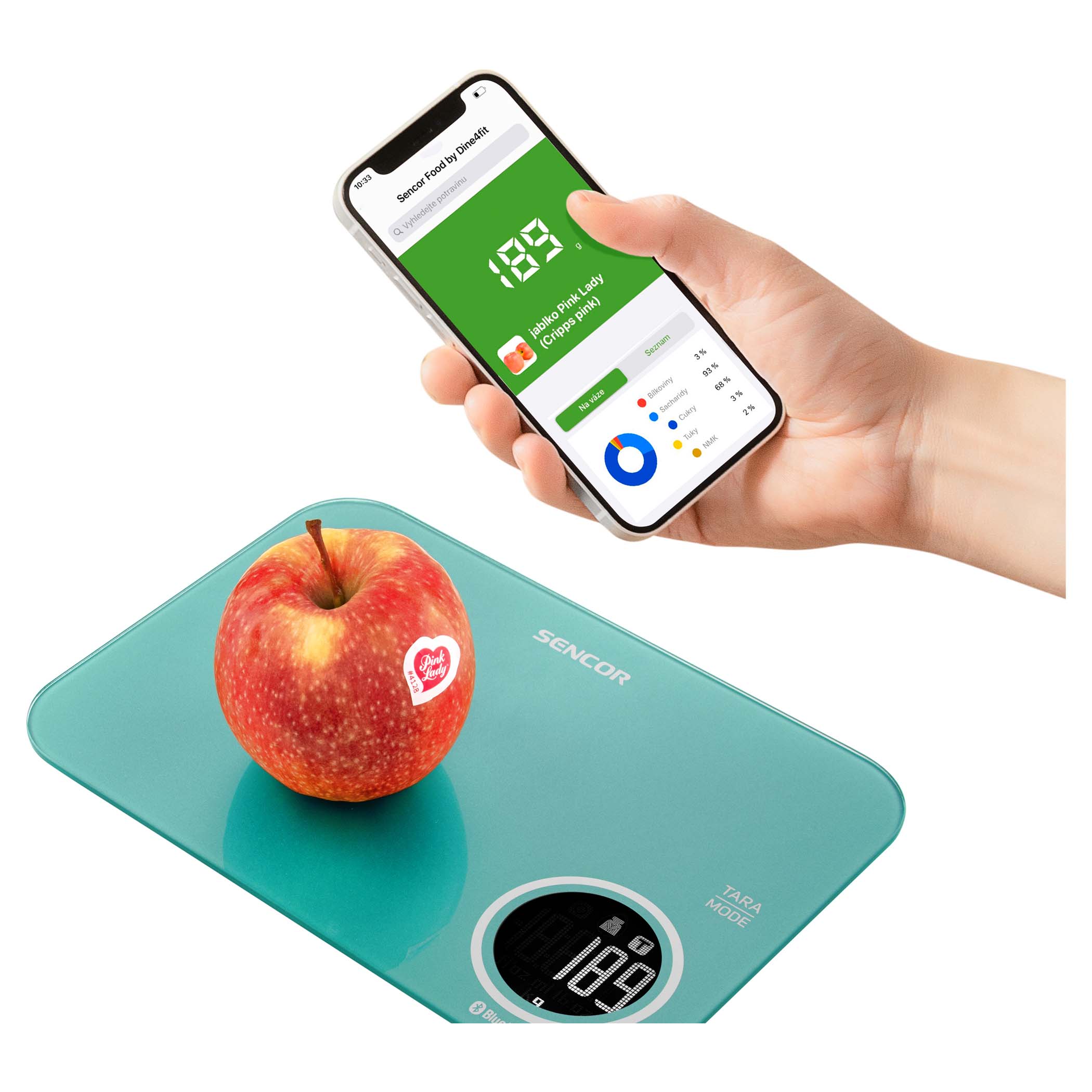 RENPHO Bluetooth Food Scale with App, Digital Smart Kitchen Scale