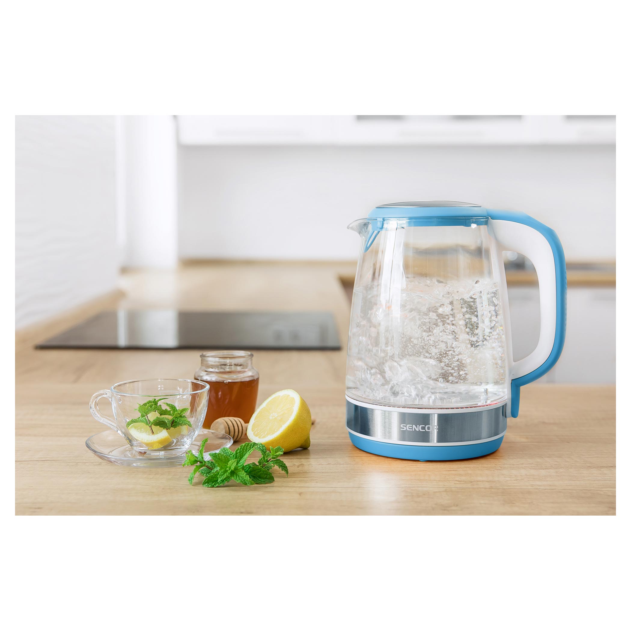 Variable Temperature Electric Kettle 2.0L Glass for Tea Coffee