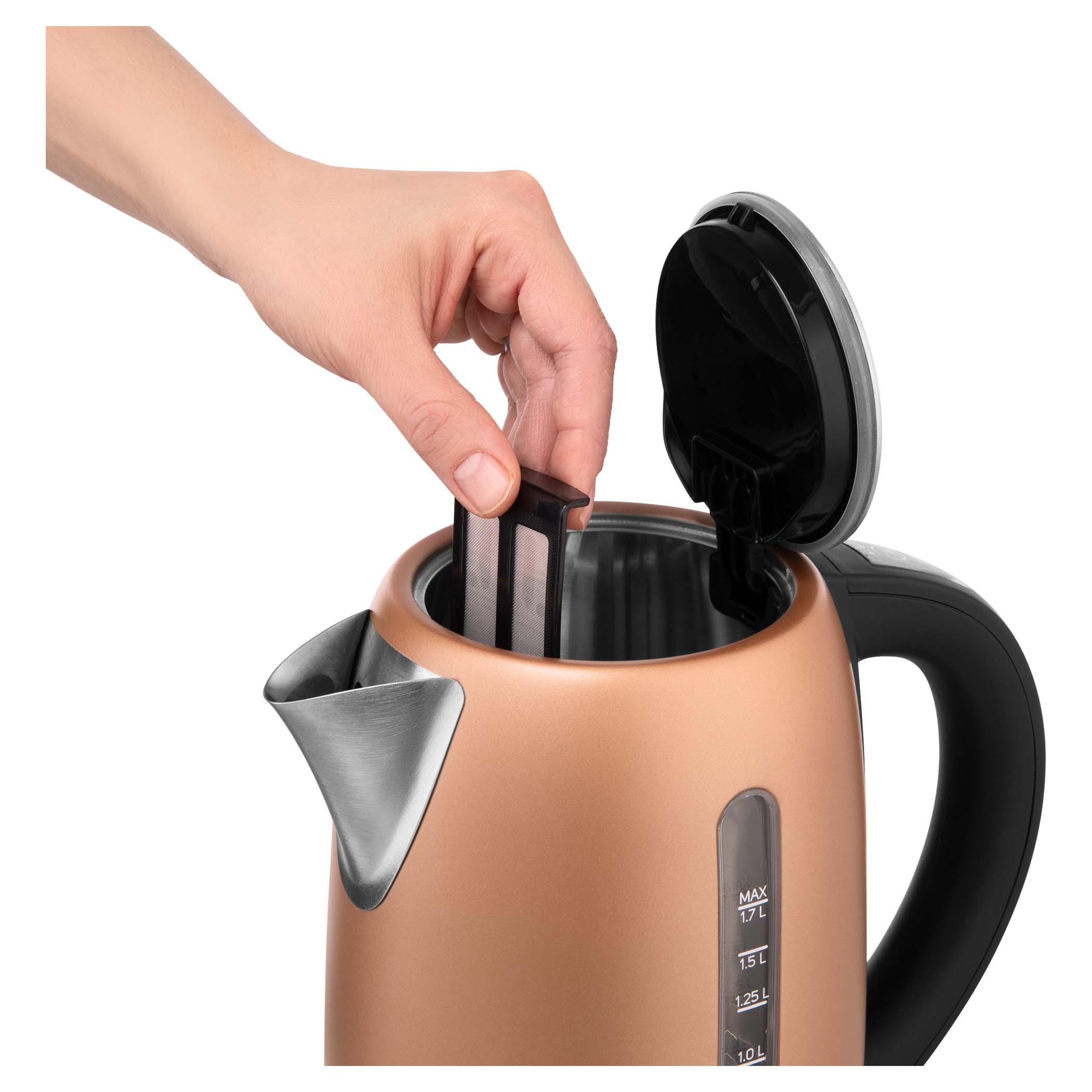 Sencor 6-Cup Copper Metallic Electric Kettle with Temperature Control  SWK1573CO - The Home Depot