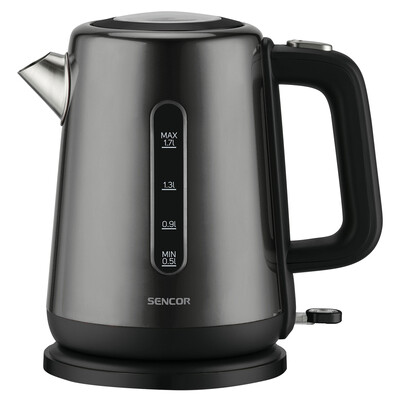 Sencor SWK44RD Crystal Electric Kettle with Power Cord Base, Coral