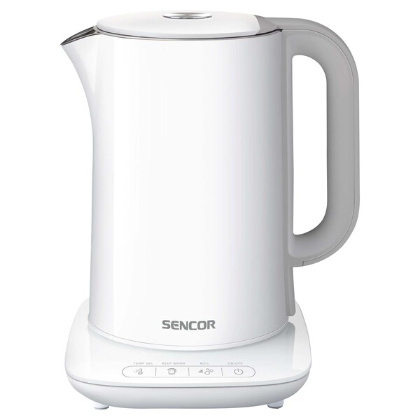 Sencor SWK1573CO Electric Kettle with Display and Power Cord Base, Copper  (Metallic) 
