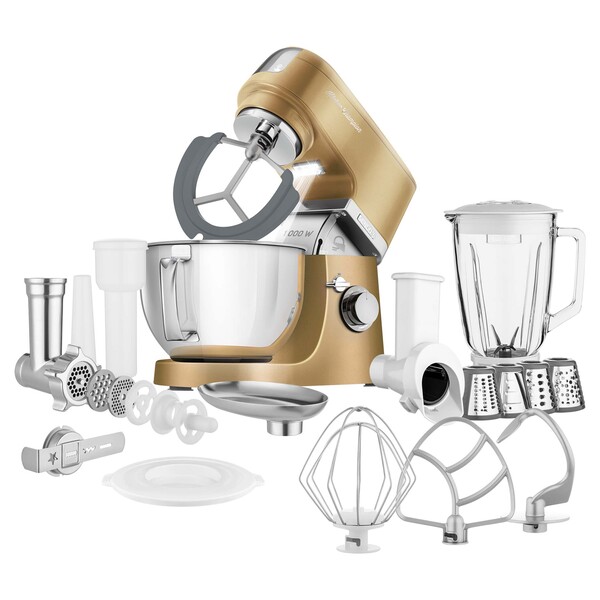 Sencor Stand Mixer with Pouring Shield - Yellow, 1 ct - Baker's