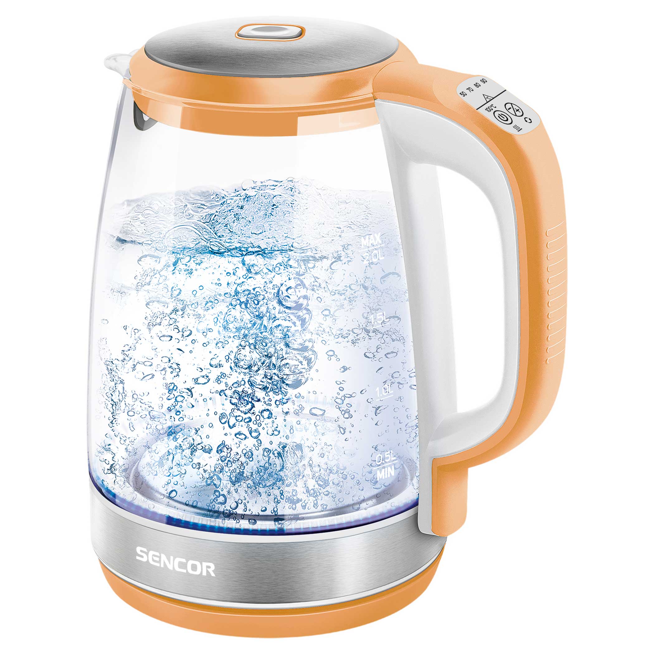 Variable Temperature Electric Kettle 2.0L Glass for Tea Coffee