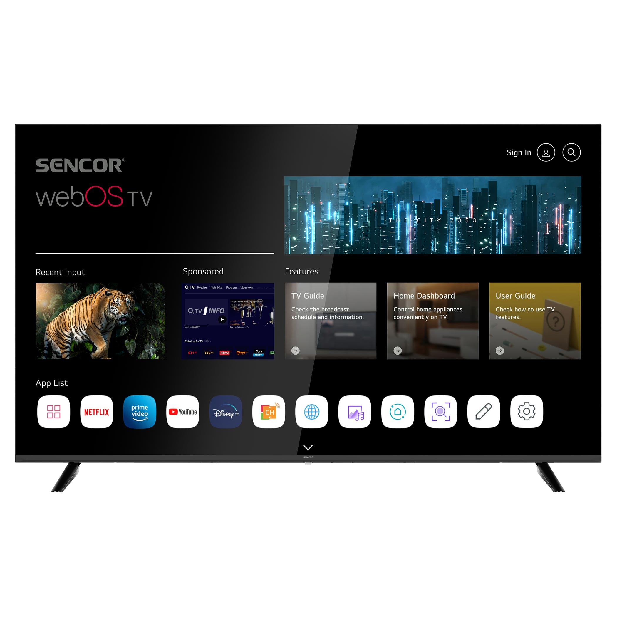 55″ 4K Frameless V+ OS Smart TV