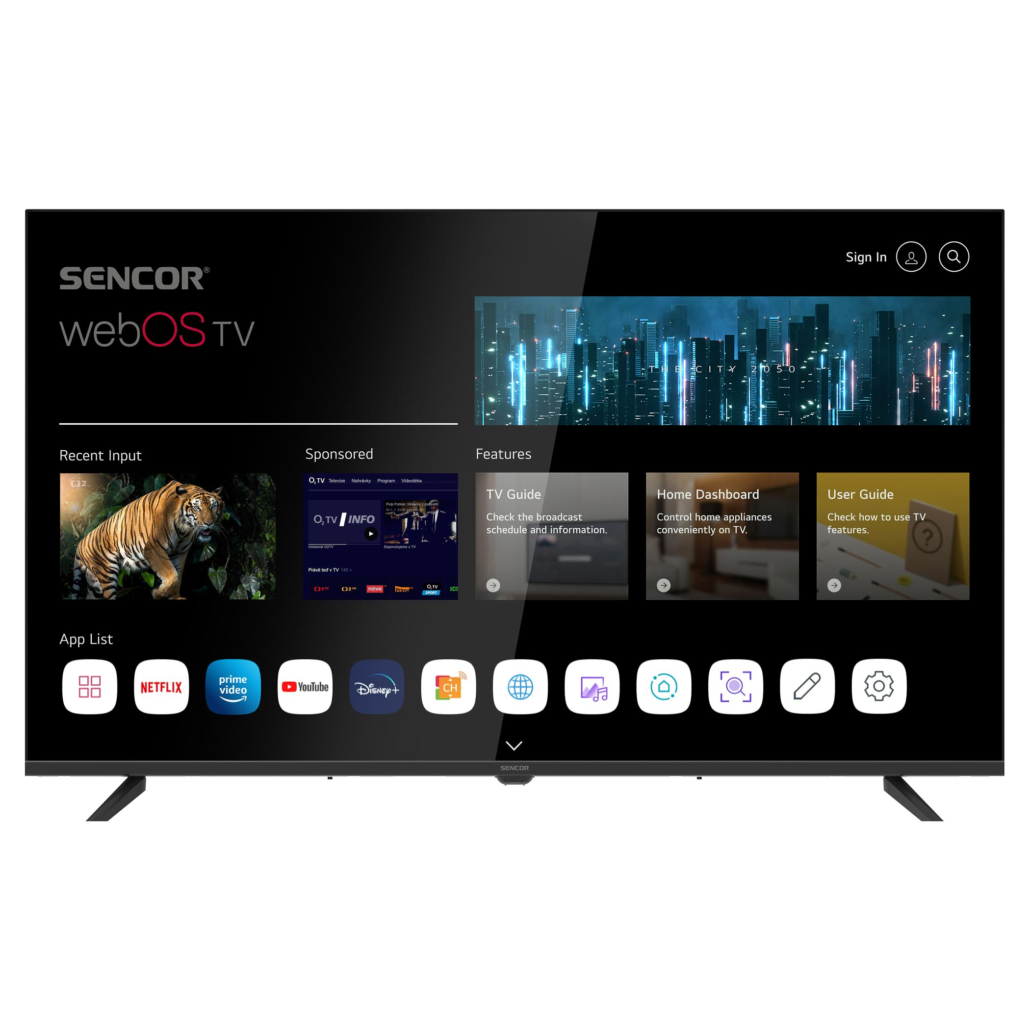 SMART Full HD television | SLE 43FS801TCSB | Sencor.com