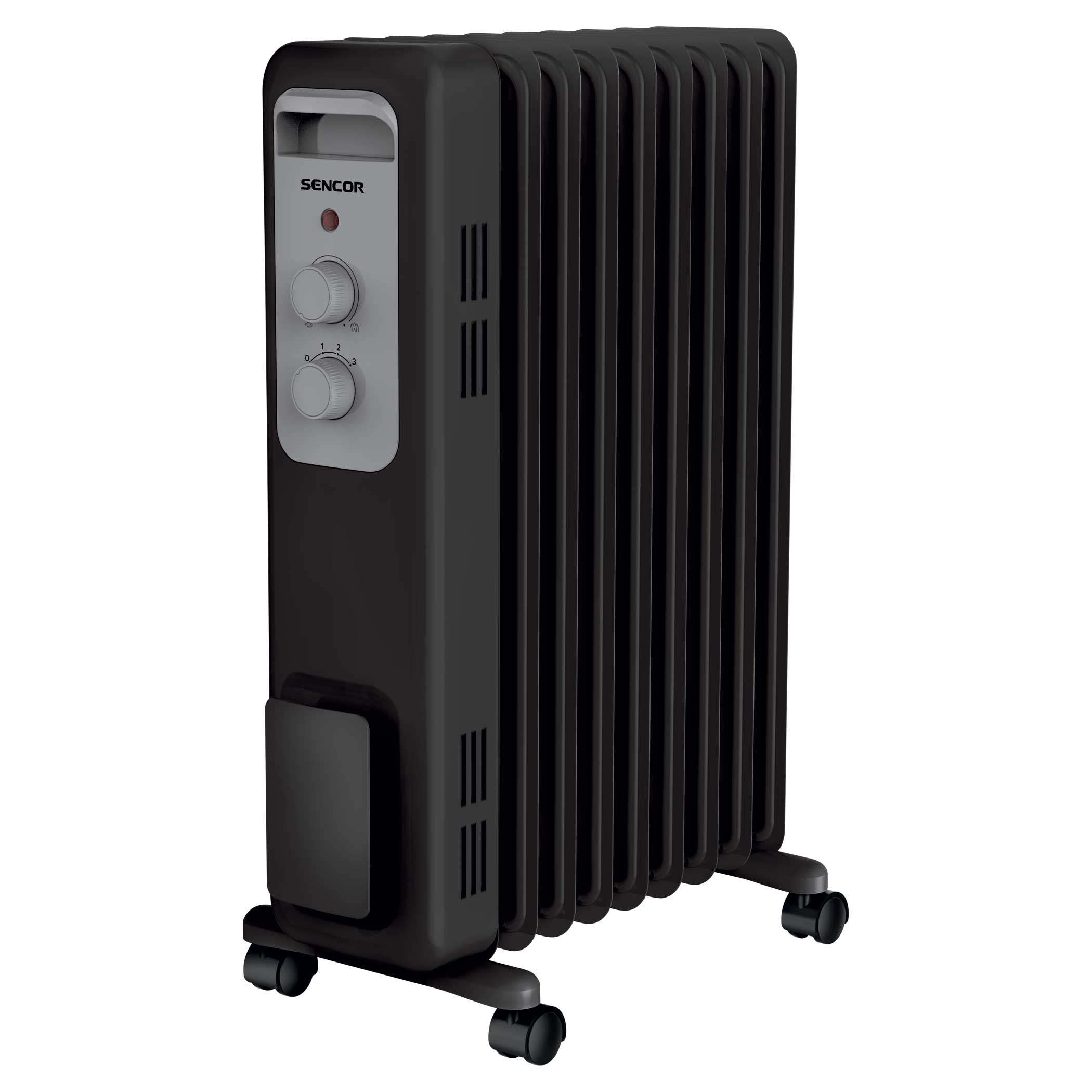 Oil filled clearance electric radiator