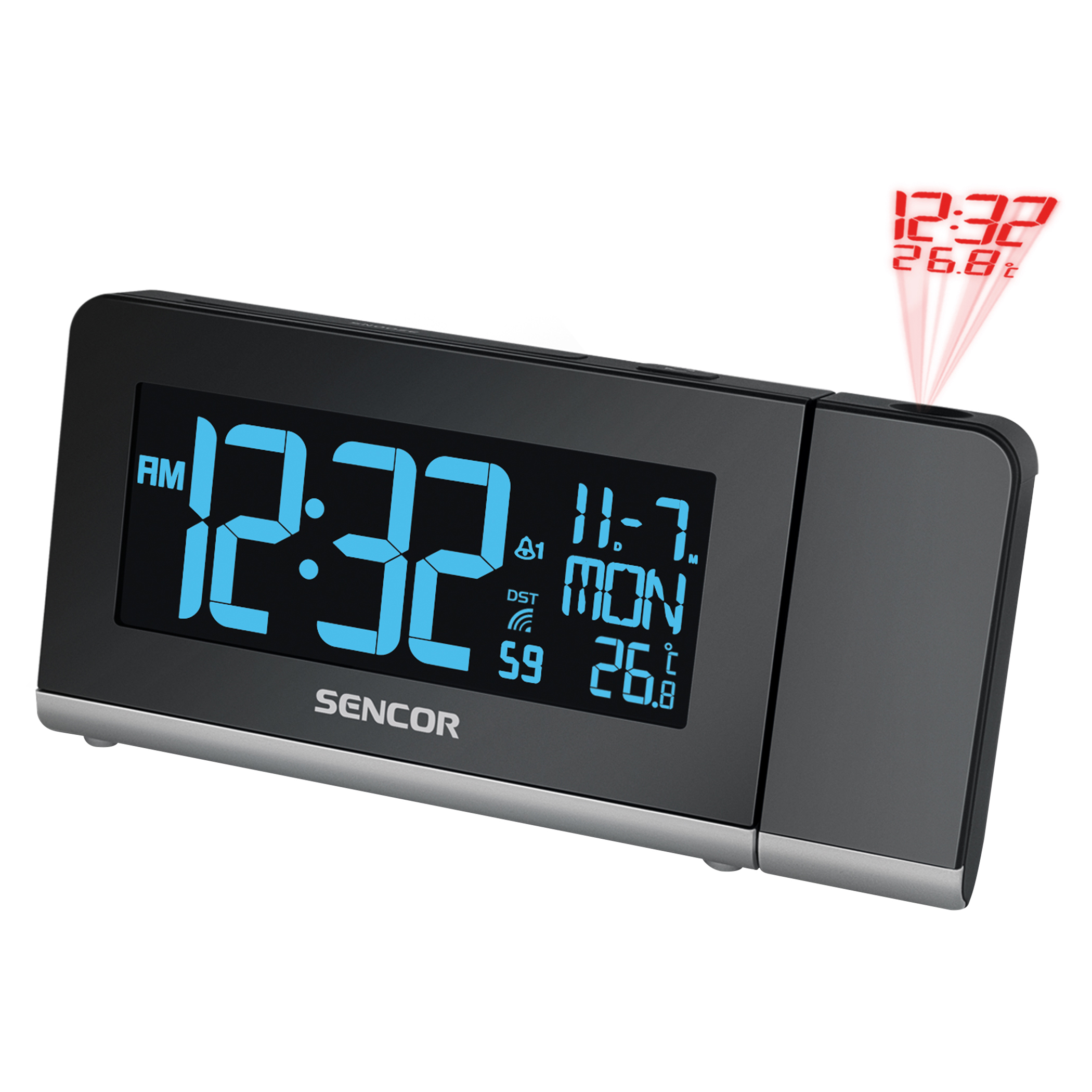 Digital Alarm Clock with Thermometer, SDC 2200