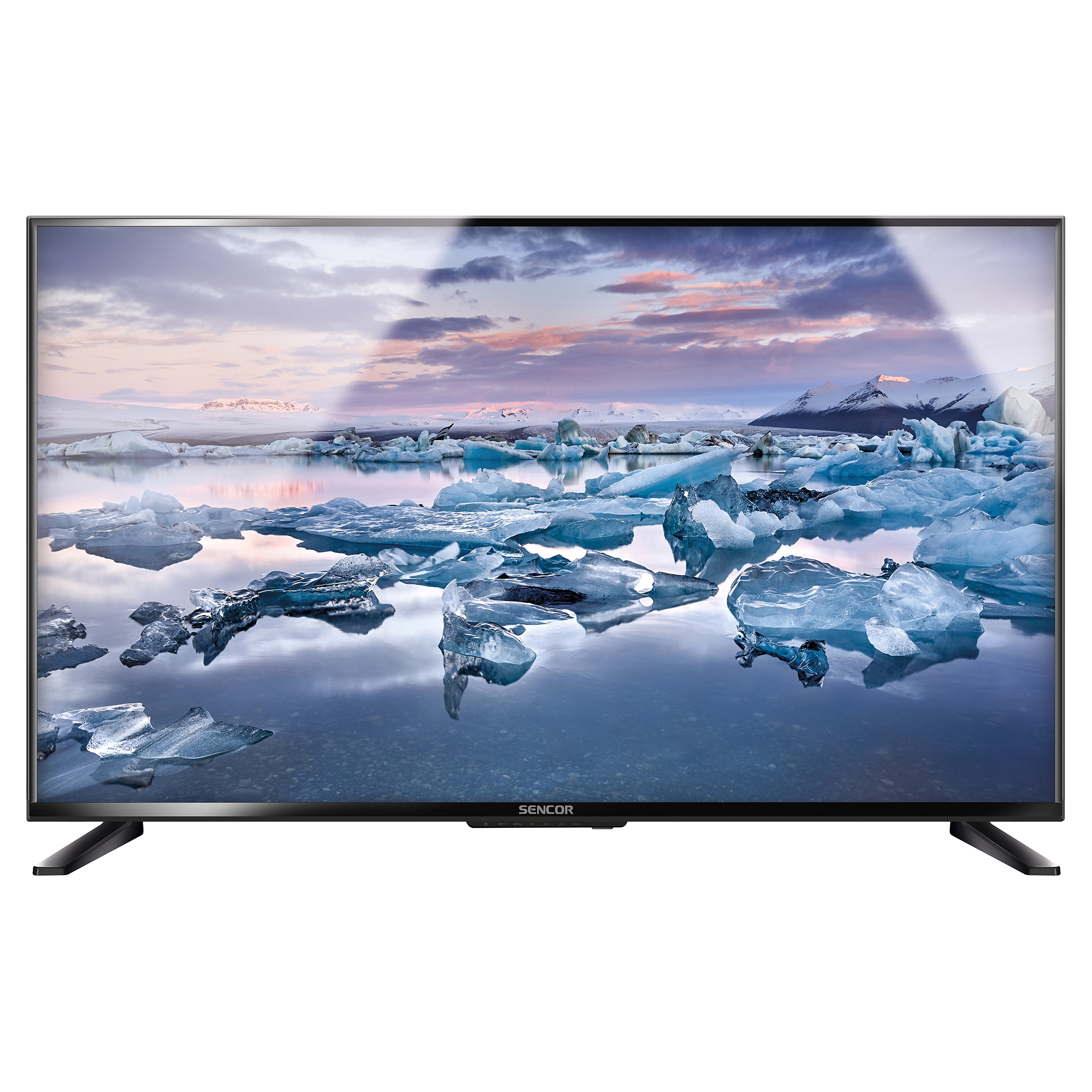 TÉLÉVISION MOBIL TV LED HD 55CM SLIM DVD TNT