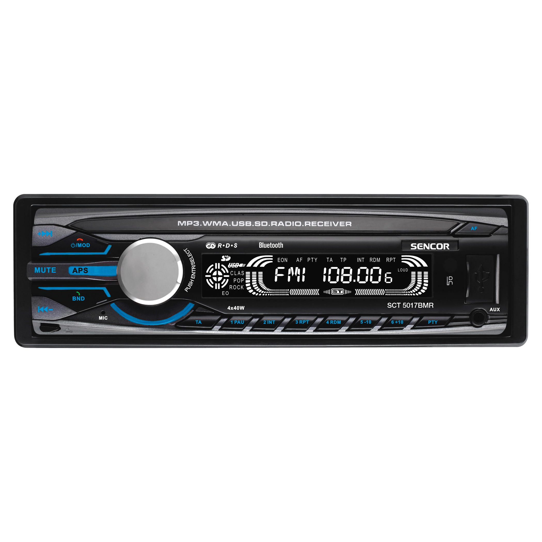 Car Radio with Bluetooth, SCT 5017BMR