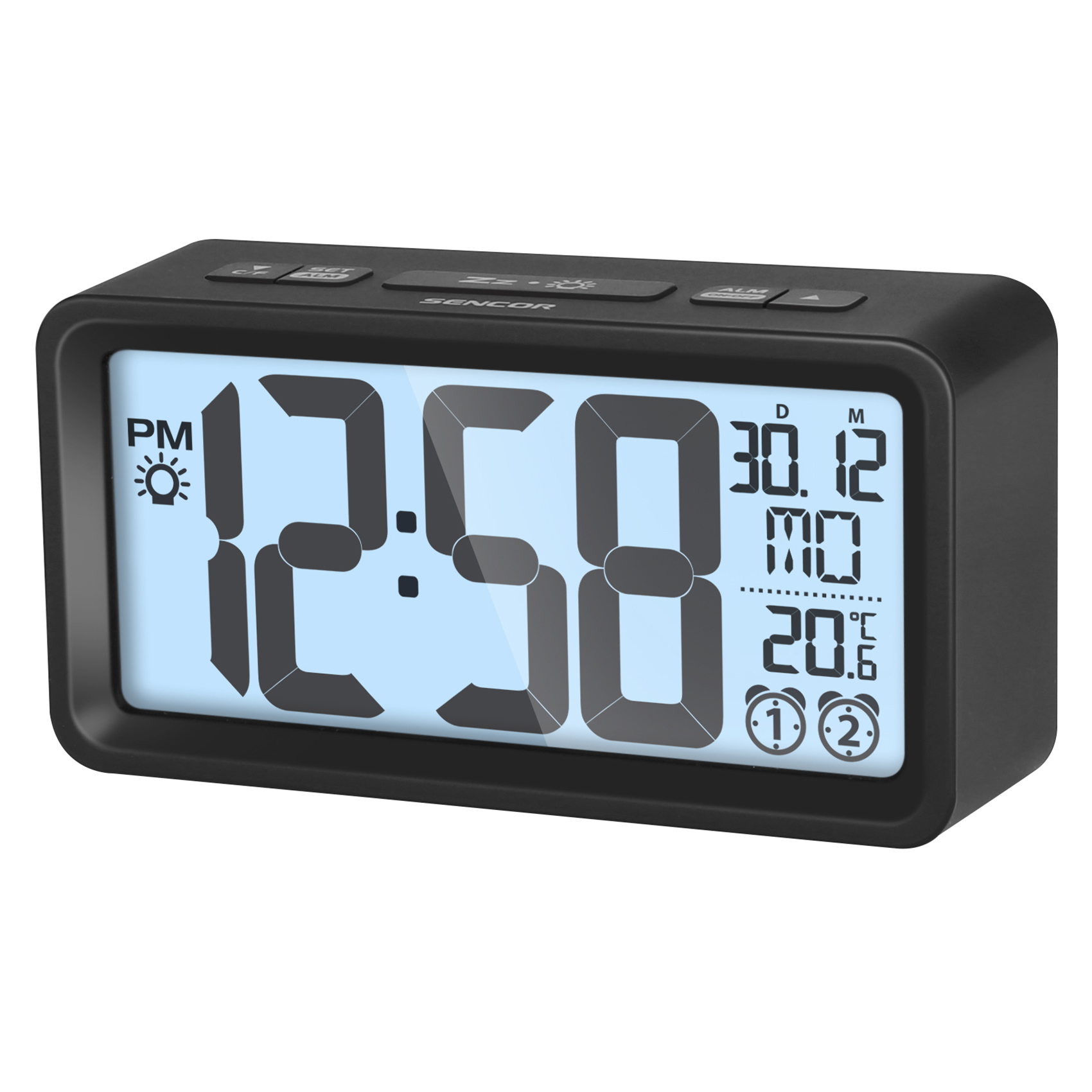 Digital Alarm Clock with Thermometer, SDC 2200