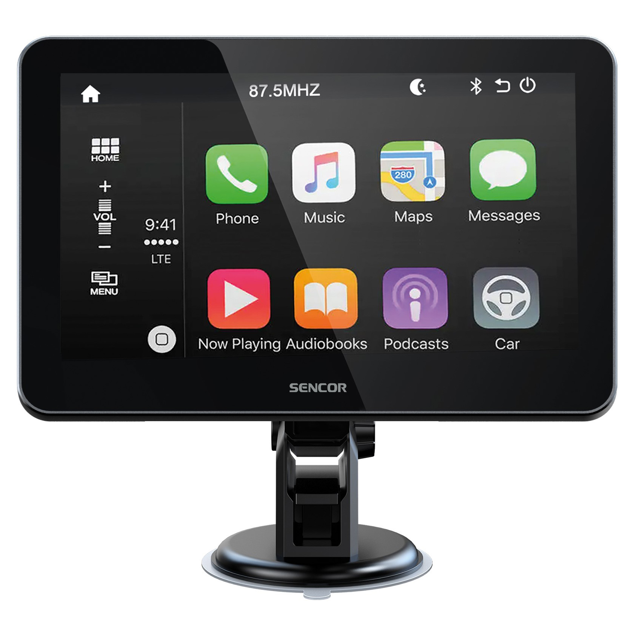 Touch Multimedia Display with Apple CarPlay/Android Auto, SCT M750BWT