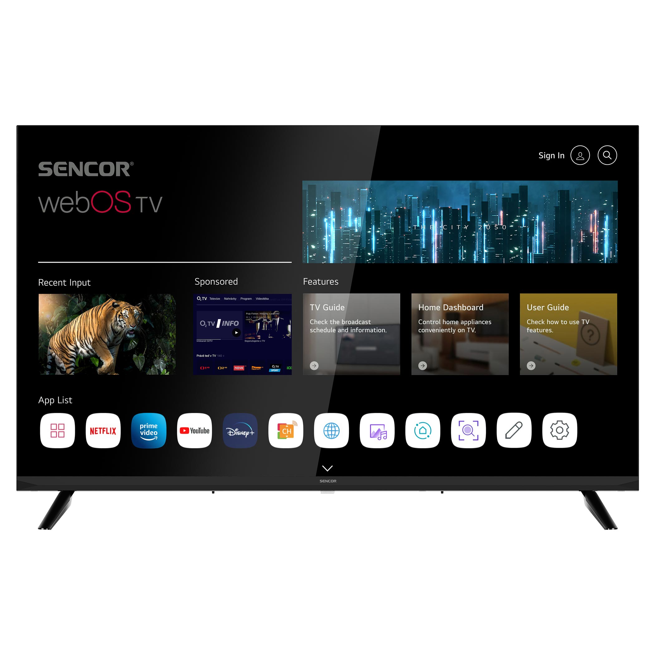 SMART television SLE 32S801TCSB Sencor