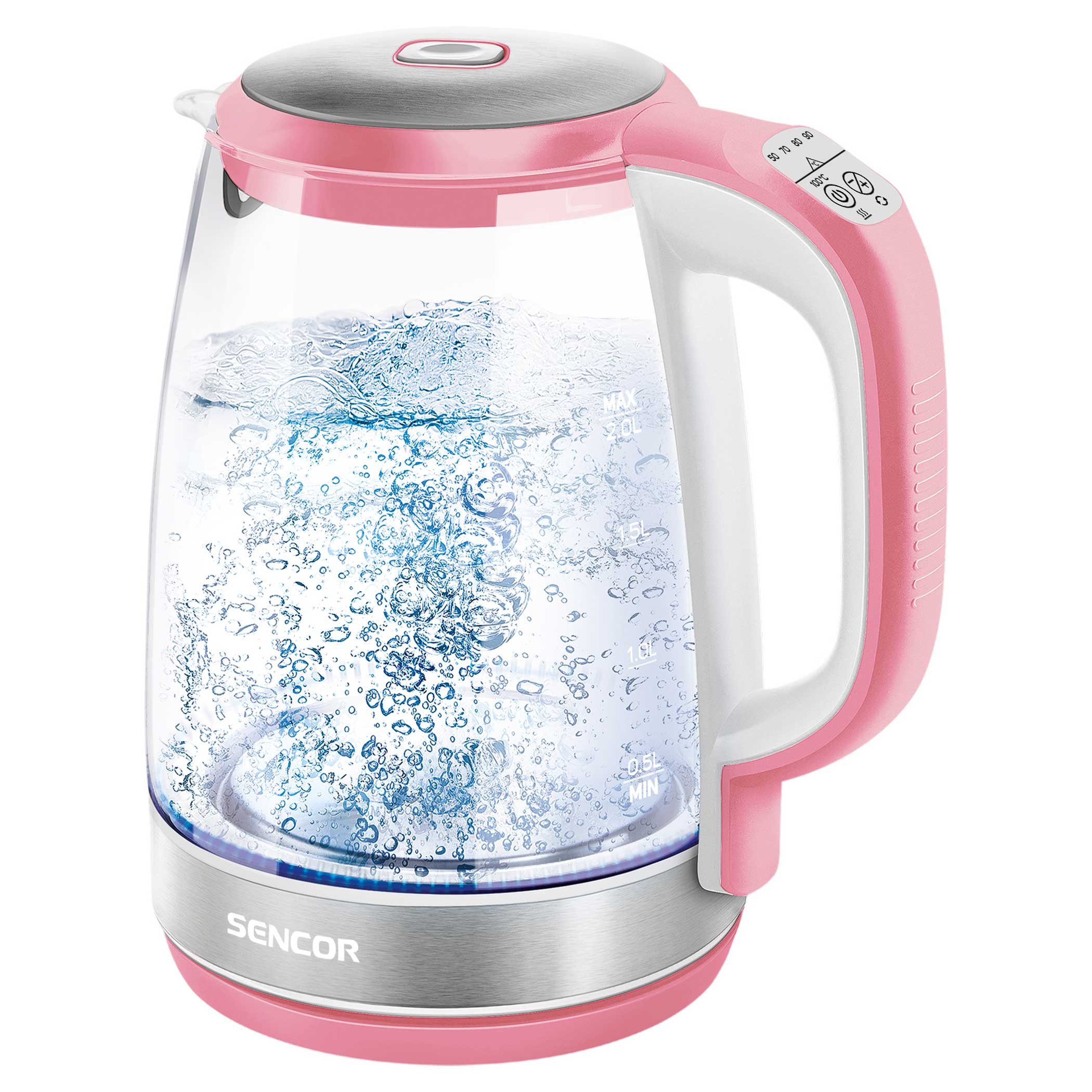 Sencor Electric Kettle SWK44RD Pastels Collection - Pink