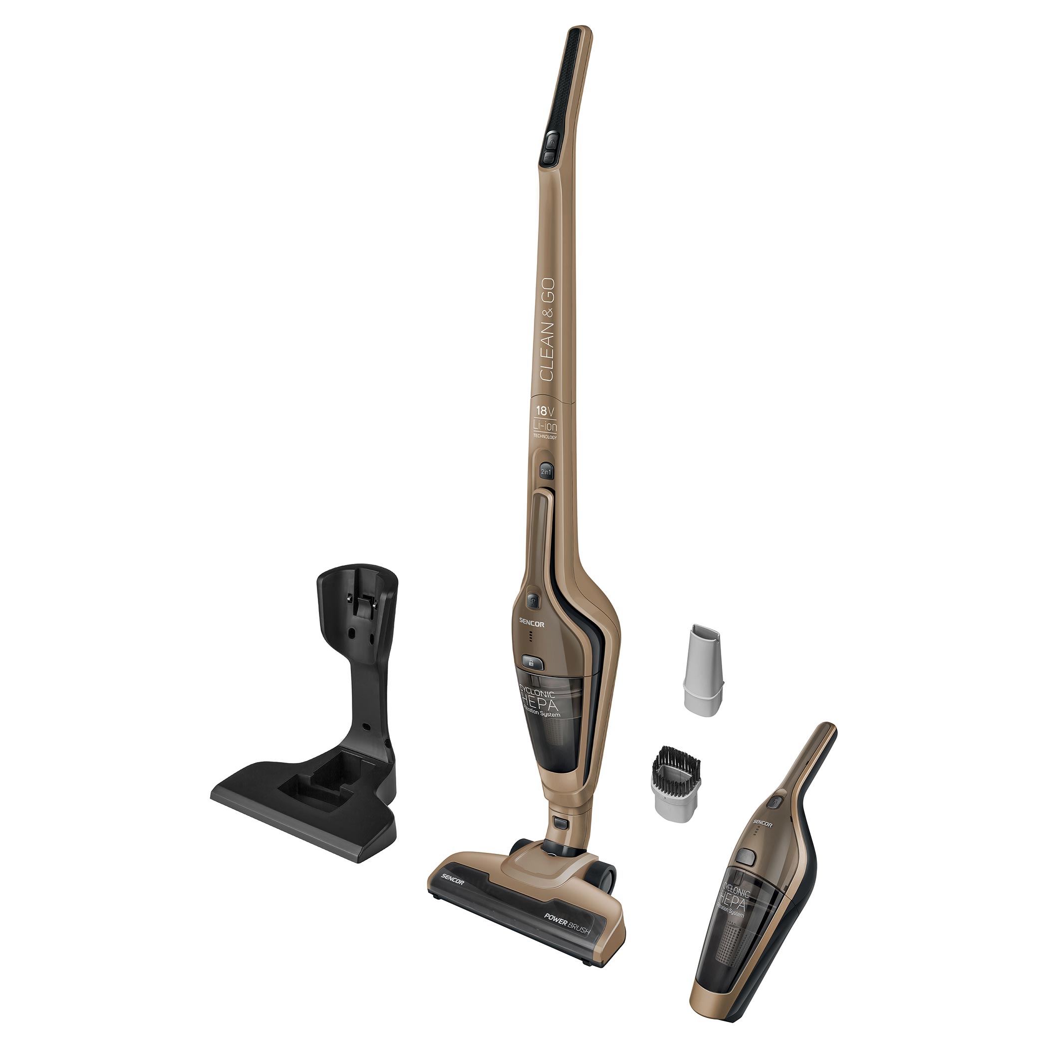 18V Lithium-ion 2-IN-1 Cordless Stick Vacuum