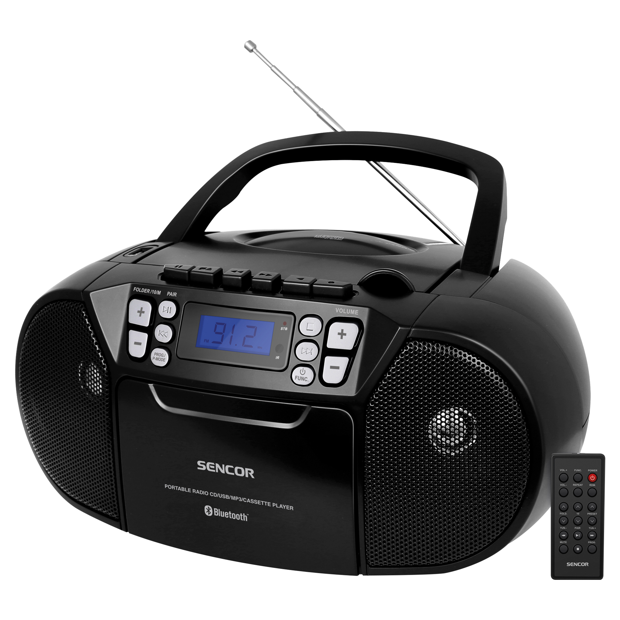 Car Cassette Player with AM/FM Radio Car Radio Sencor brand; Europe