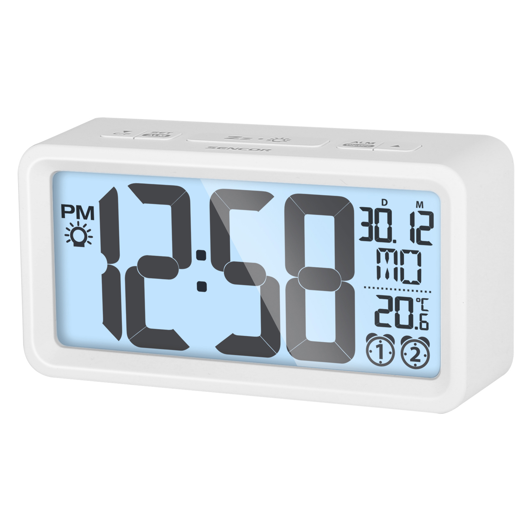 Digital Alarm Clock with Thermometer, SDC 2200