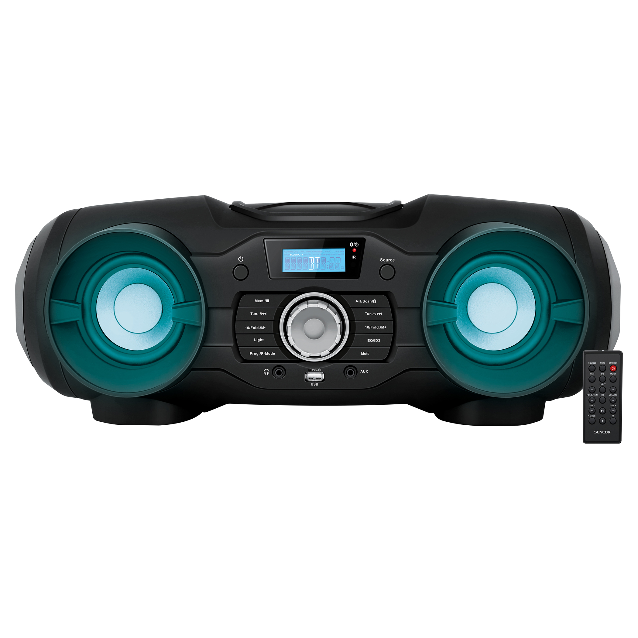 Sencor - Ricevitore radio FM portatile PLL 5W 800 mAh 3,7V USB e