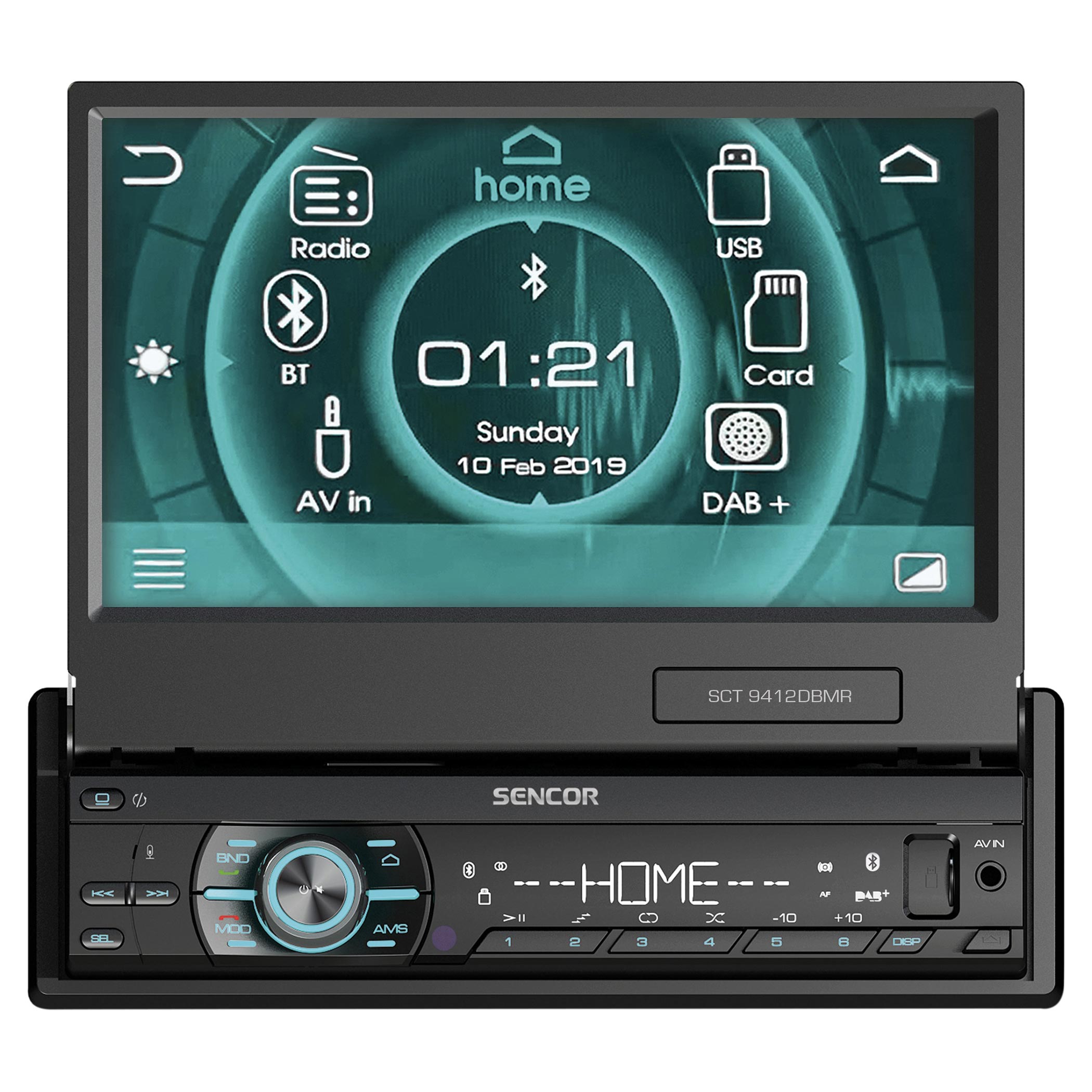 Car Radio Bluetooth Car Radio, 1din Car Radio, 4x60w Autoradio 7