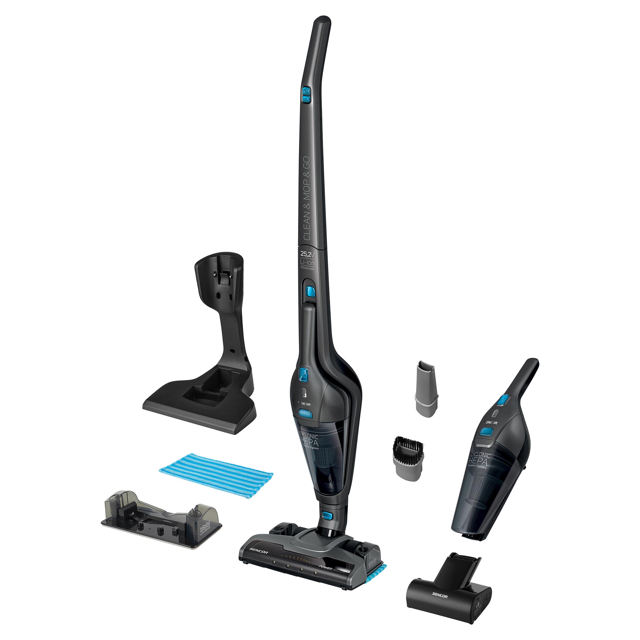 Black & Decker Steam Mop Electric Multi-functional High Temperature  Non-wireless Cleaner Home 6 In